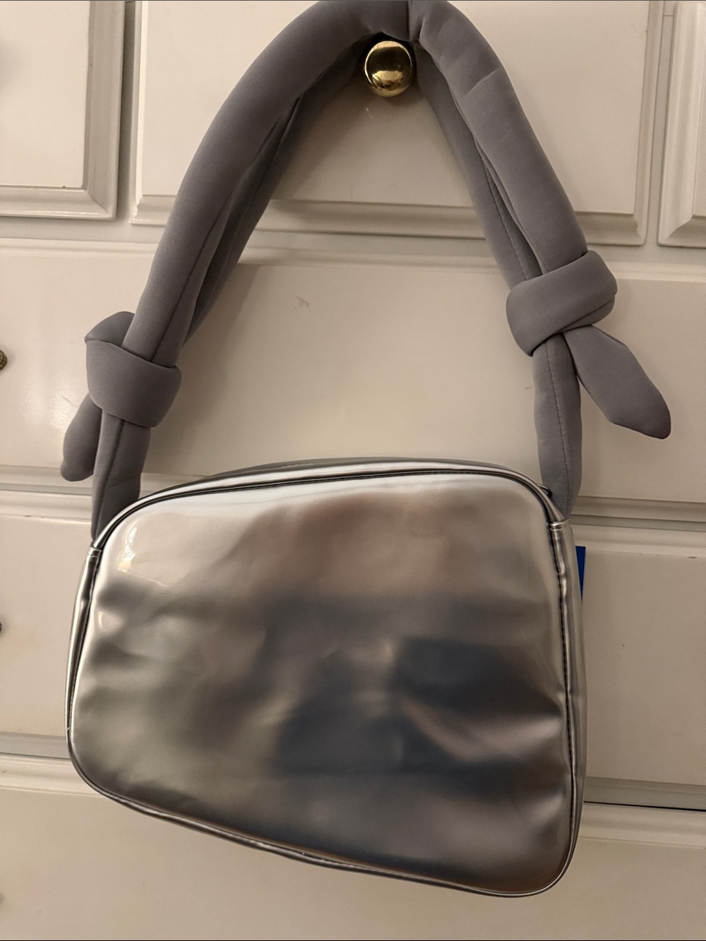 adidas Originals Airline bag in silver metallic - Picture 4 of 5